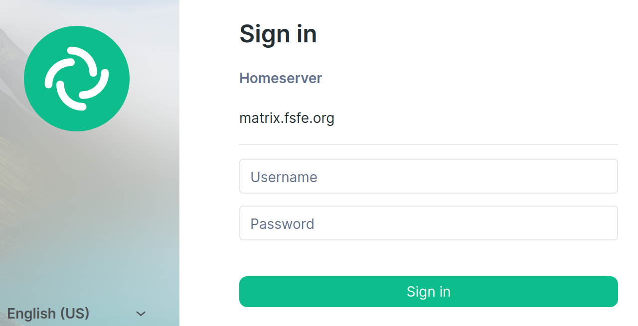 Matrix Login Page